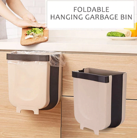 Wall Mounted Foldable Trash Bin