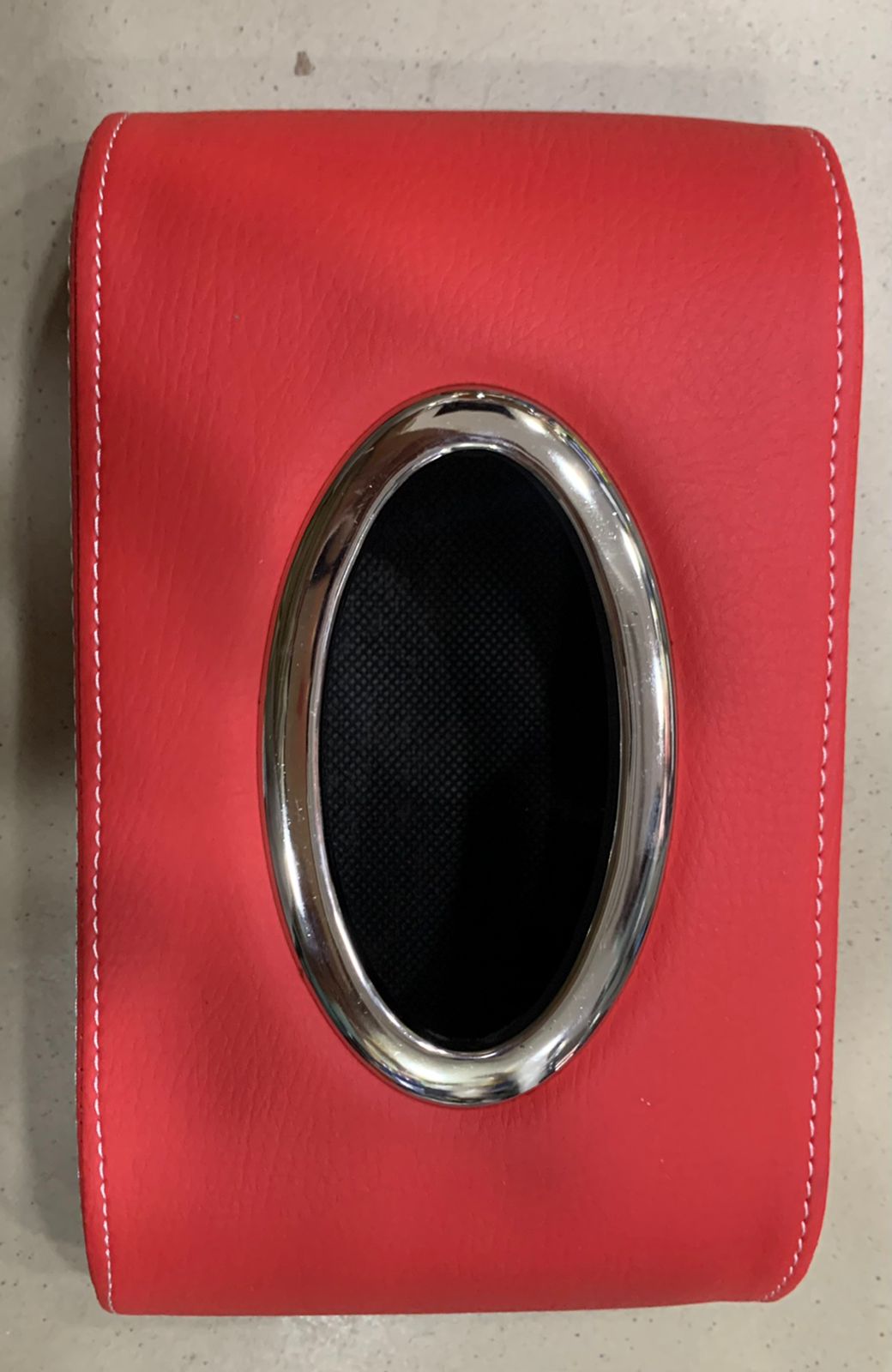 Car Tissue Holder Case Box 5CM Black Beige
