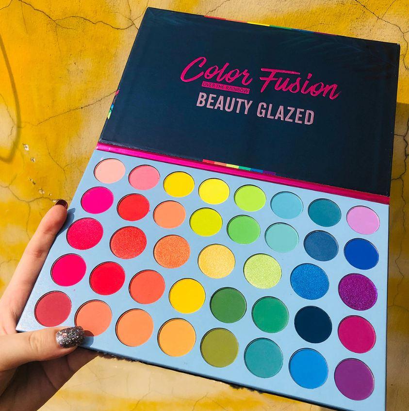 Beauty Glazed Color Fusion Over The Rainbow