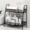 2 Layer Stainless Steel Dish Rack - Multi function Storage Organizer