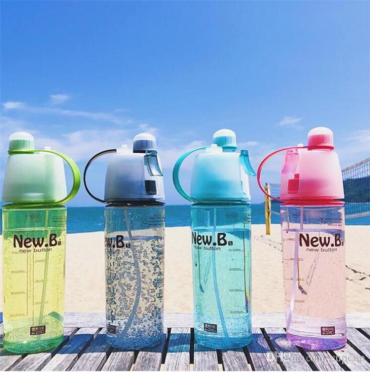 New. B Sports Plastic Spray Water Bottle