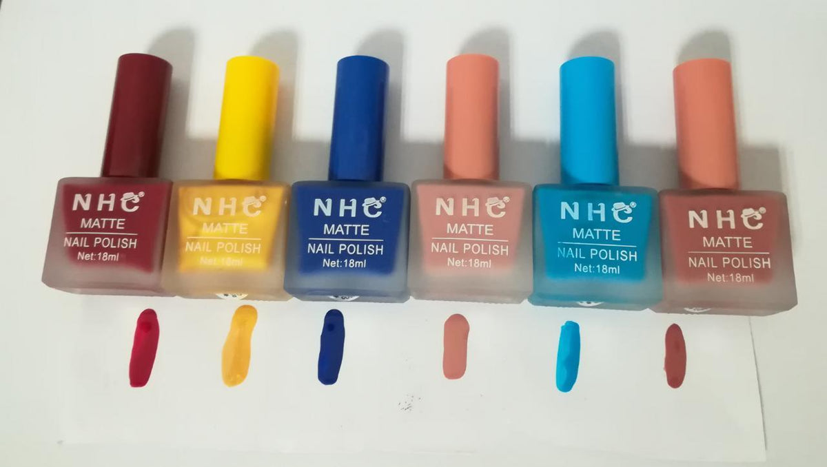 Amazing Matte Nail Paint ( Pack Of 6 )