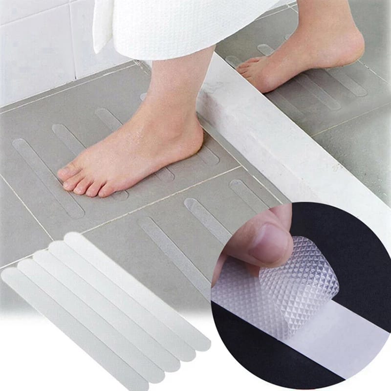 Transparent Shower Non-slip Strips Bathroom Safety Stickers