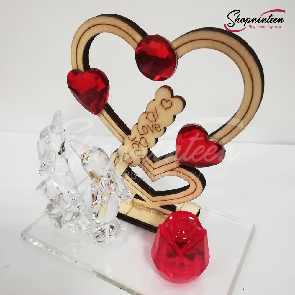 Amazing LED Double Heart