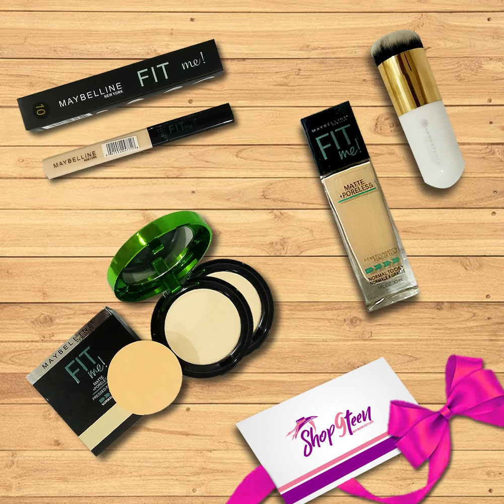MAYBELLINEFITME-CONCEALER-POWDER-FOUNDATION-CHUBBY-BRUSH FT-001