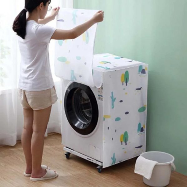 3 in 1 Cover for Washing Machine (Random colour)