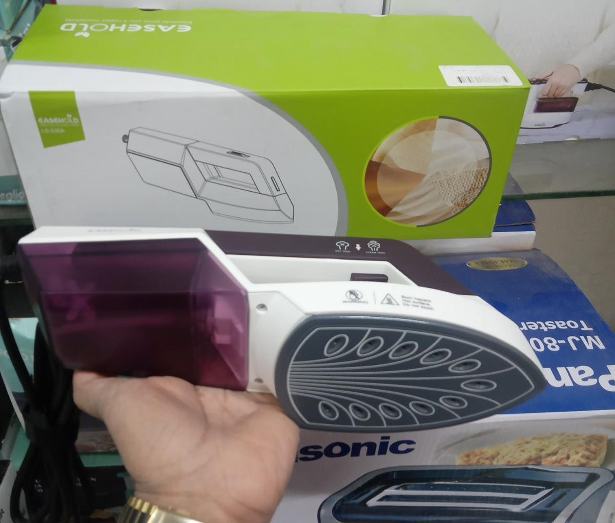 2 in 1 Flat and Hang Dry and Steamer Ironing Portable for Travel