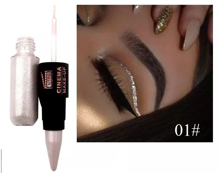 2in1 Shiny Cream & Liquid Eyeliner ( pack of 6)