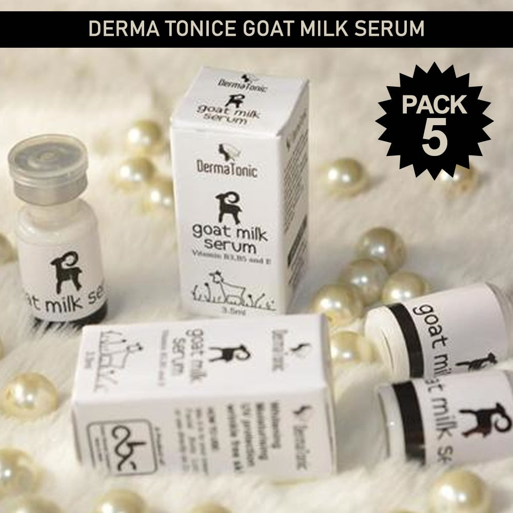 DERMA TONICE GOAT MILK SERUM ( PACK OF 5)