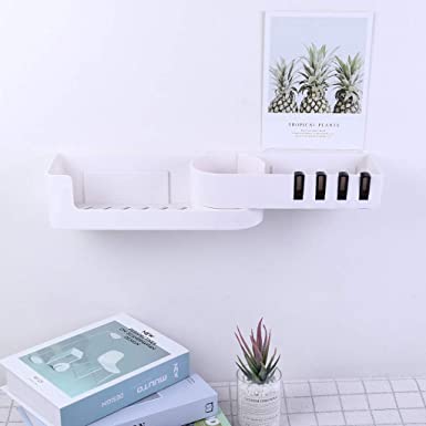 Corner Kitchen Bathroom Shelf Rotatable Wall Mounted