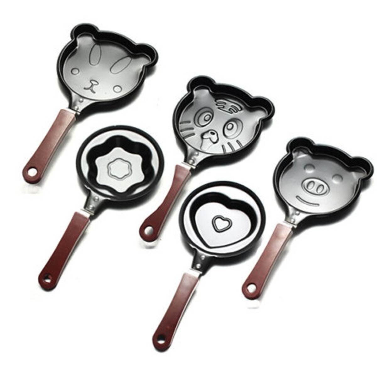 Different Shape Frying Pan Cook Up Some Love Non Stick Mini Fry Pan Egg Mould