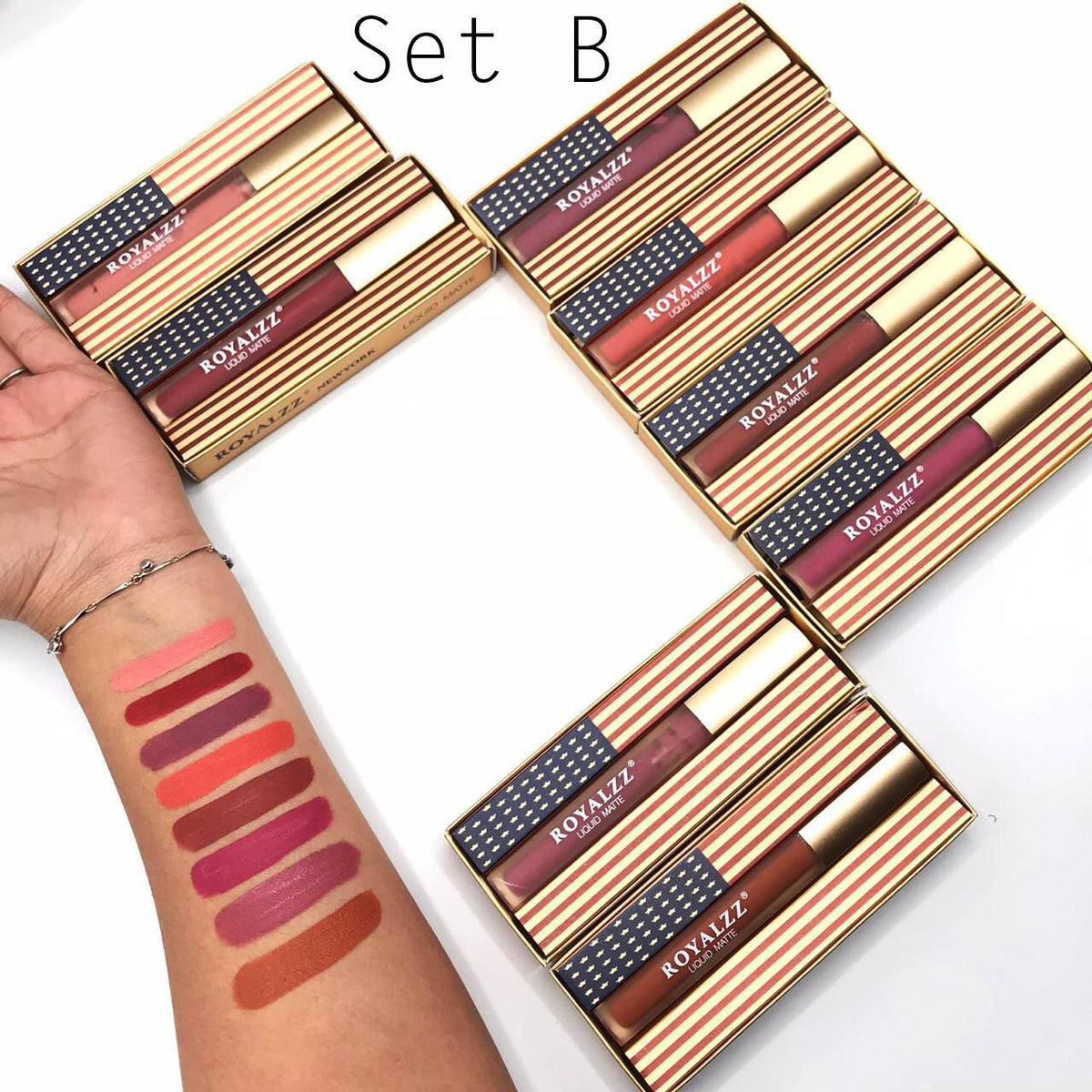 Amazing RoyaIzz matte pigmented lip gloss 8 colors