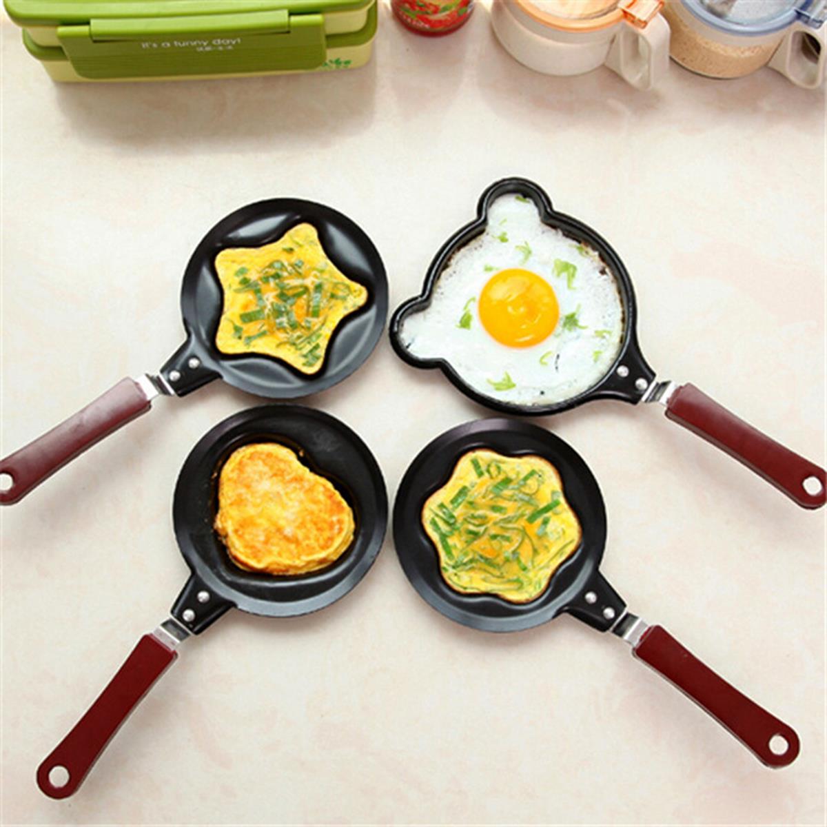 Different Shape Frying Pan Cook Up Some Love Non Stick Mini Fry Pan Egg Mould