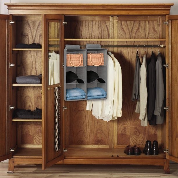 3-Shelves Hanging Closet Organizer