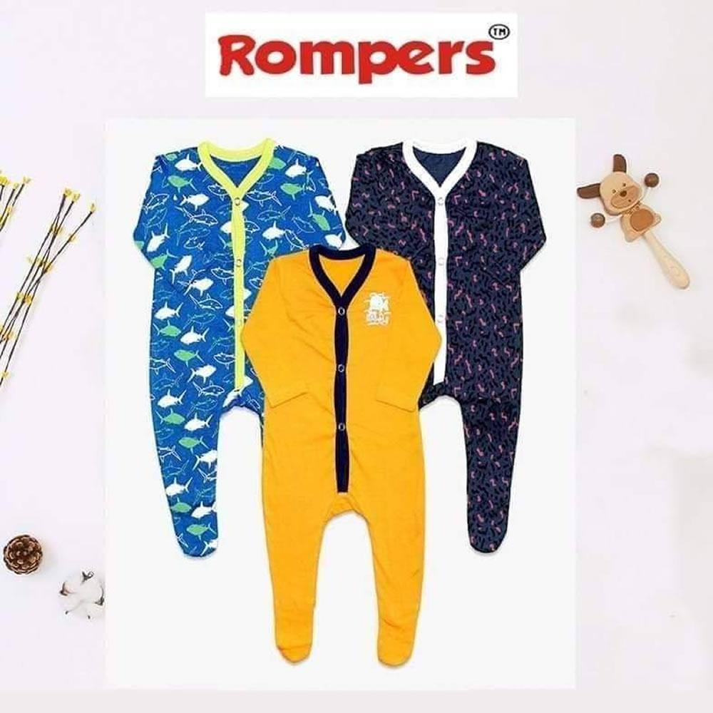 SLEEP SUIT PACK OF 3 For SIZE NEW BORN TO 3 YEARS Deal 1