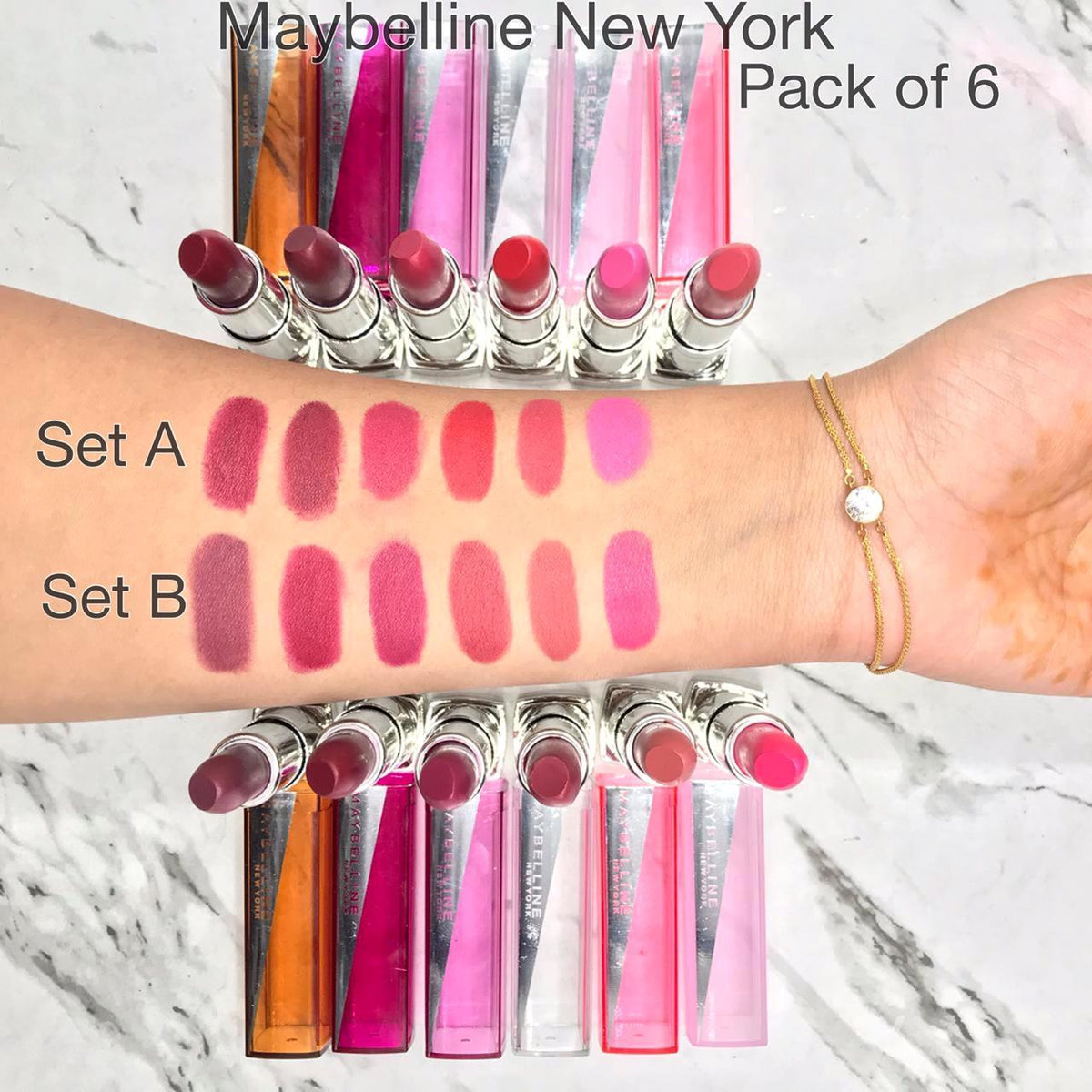 Maybline Newyork Pack of 6