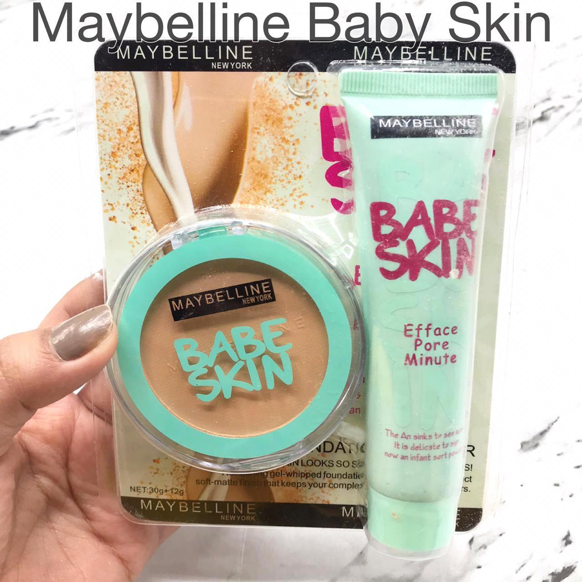 2 in 1 Face Powder And Foundation set
