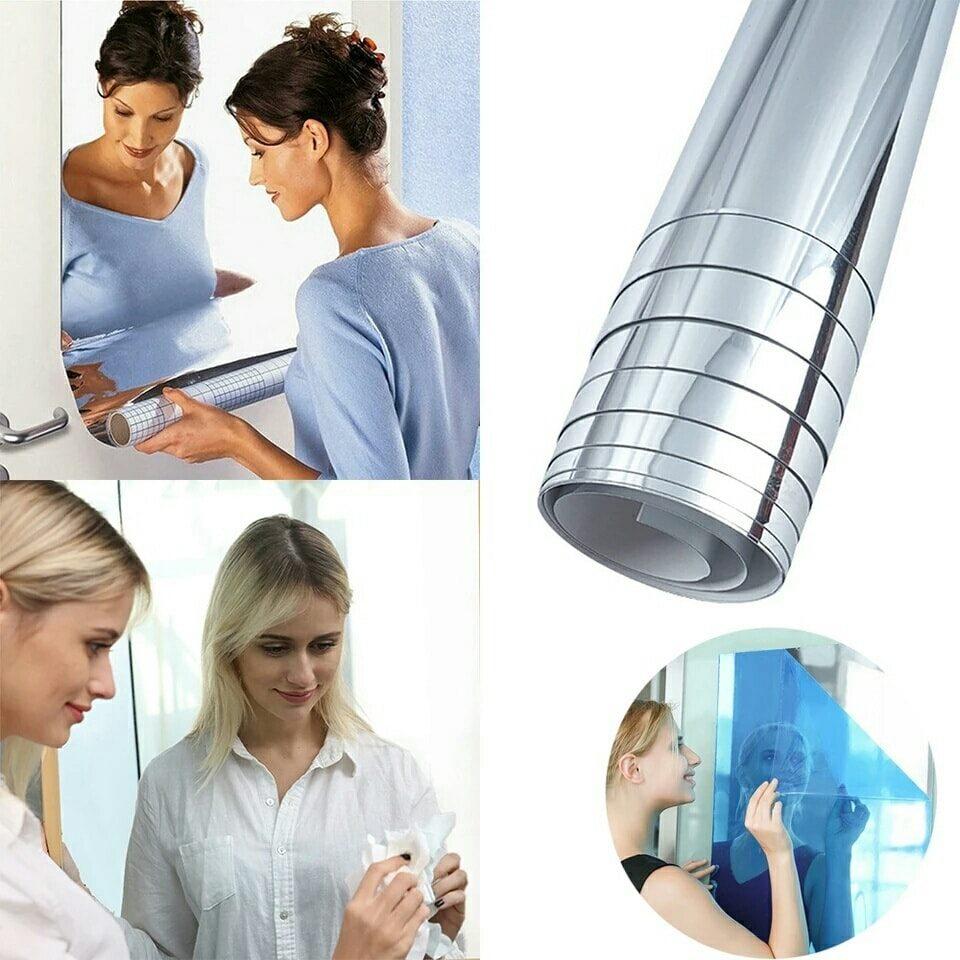 Waterproof Self Adhesive Stickers Film Mirror 50X100cm