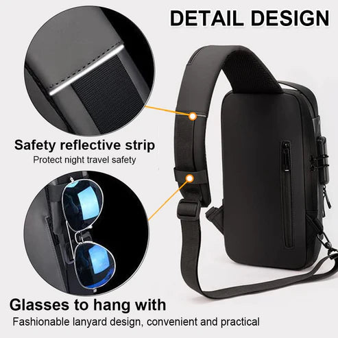 MULTIFUNCTIONAL WATERPROOF ANTI-THEFT CHEST BAG