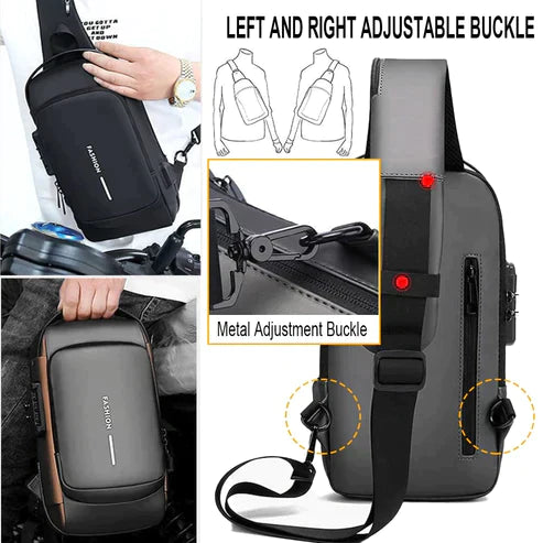MULTIFUNCTIONAL WATERPROOF ANTI-THEFT CHEST BAG