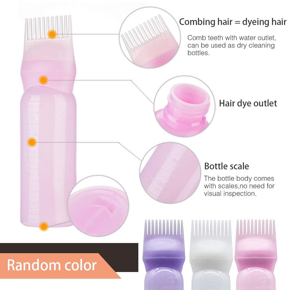 Shampoo Oil Comb Hair Dye Applicator Bottle Brush (Buy one get one free )