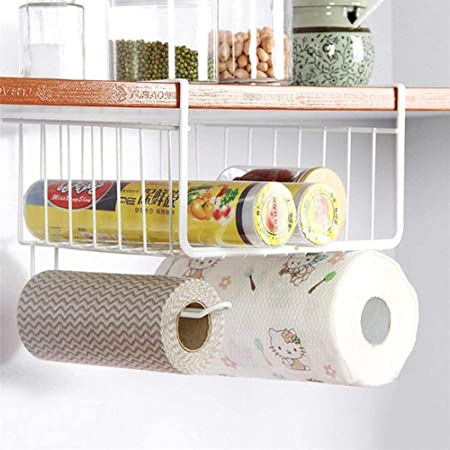 Multifunctional Storage Basket Kitchen Storage Rack Under Cabinet Storage Shelf Basket Wire Rack Organizer