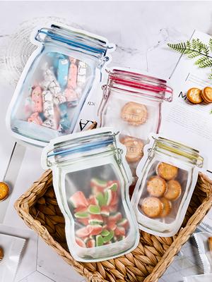 3 PCS Mason Bag Jar Zipper Bags Food Storage/Reusable