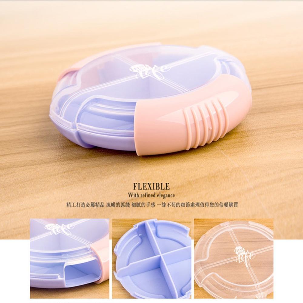 4 Compartment Mini Medicine Box