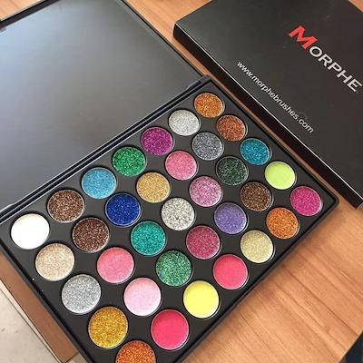 35 color Pressed Glitter Palette