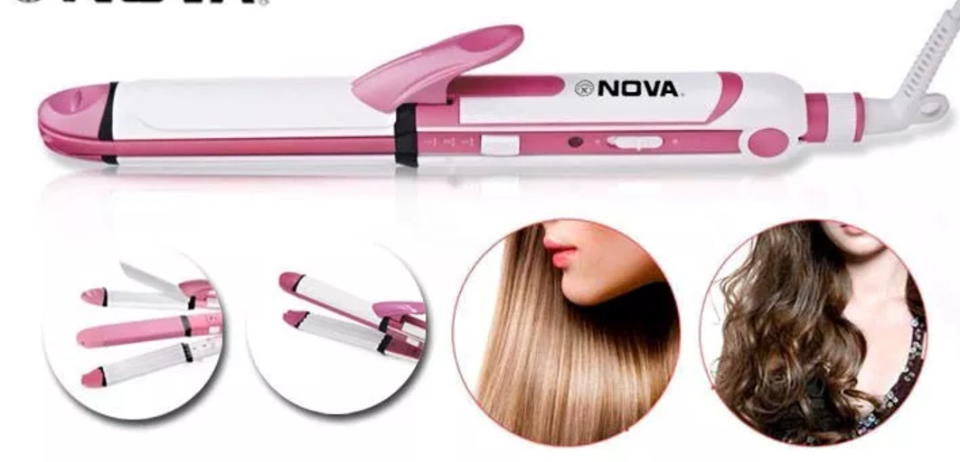 3 in 1 Curler Straightener and Crimper