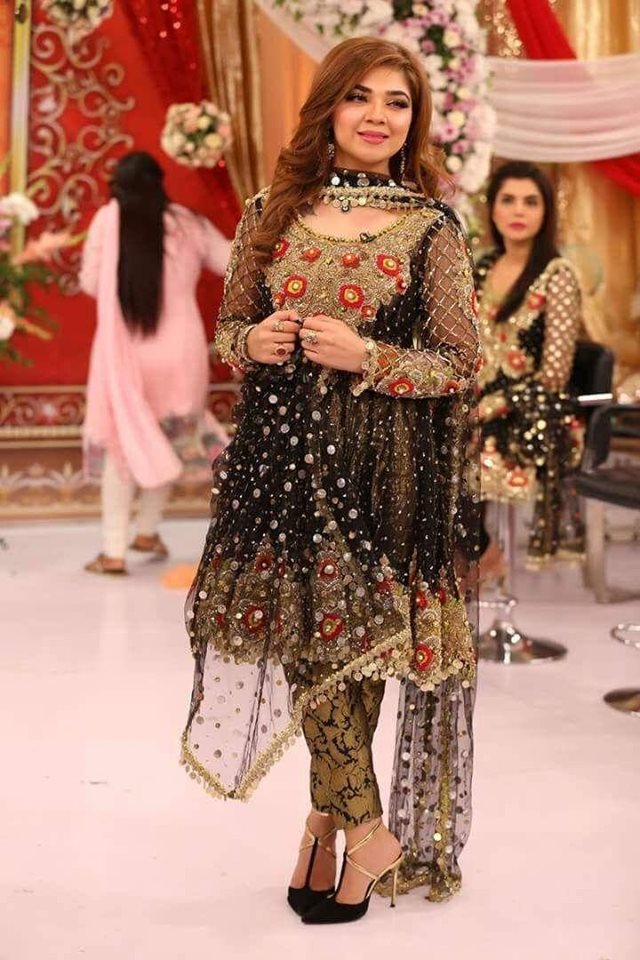 Kashee's Chiffon Dresses - Embroidered Chiffon Dupatta