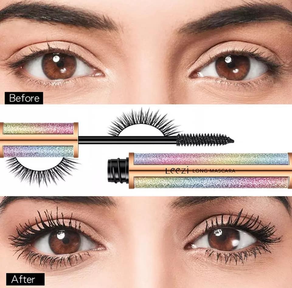 4D WATERPROOF SILK FIBER THICK LENGTHENING MASCARA
