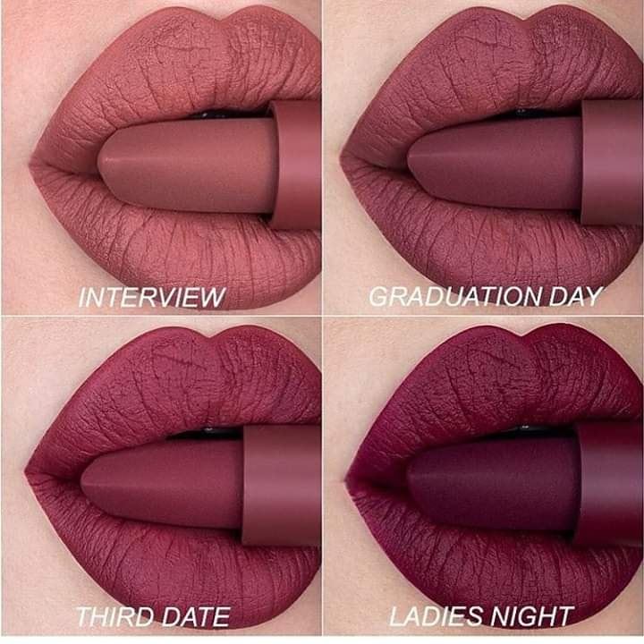 HB Power Bullet Matte Lipstick pack of 12