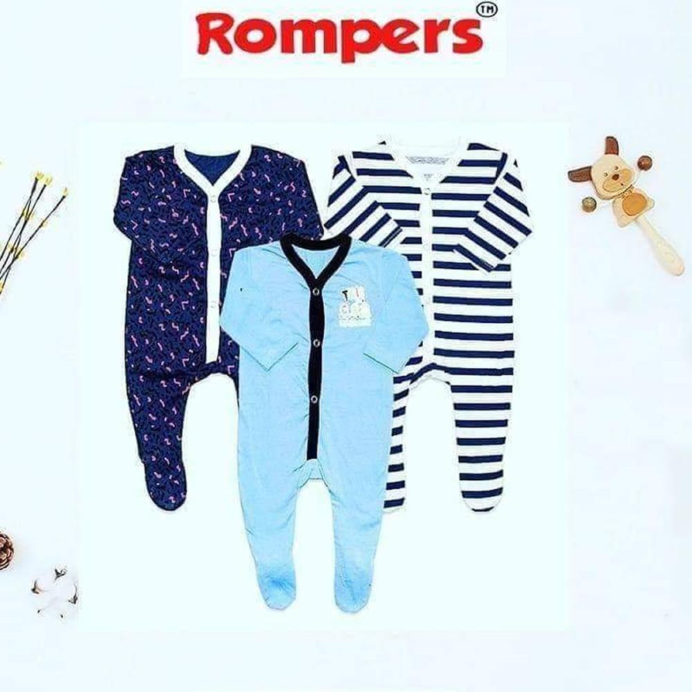 SLEEP SUIT PACK OF 3 For SIZE NEW BORN TO 3 YEARS Deal 1