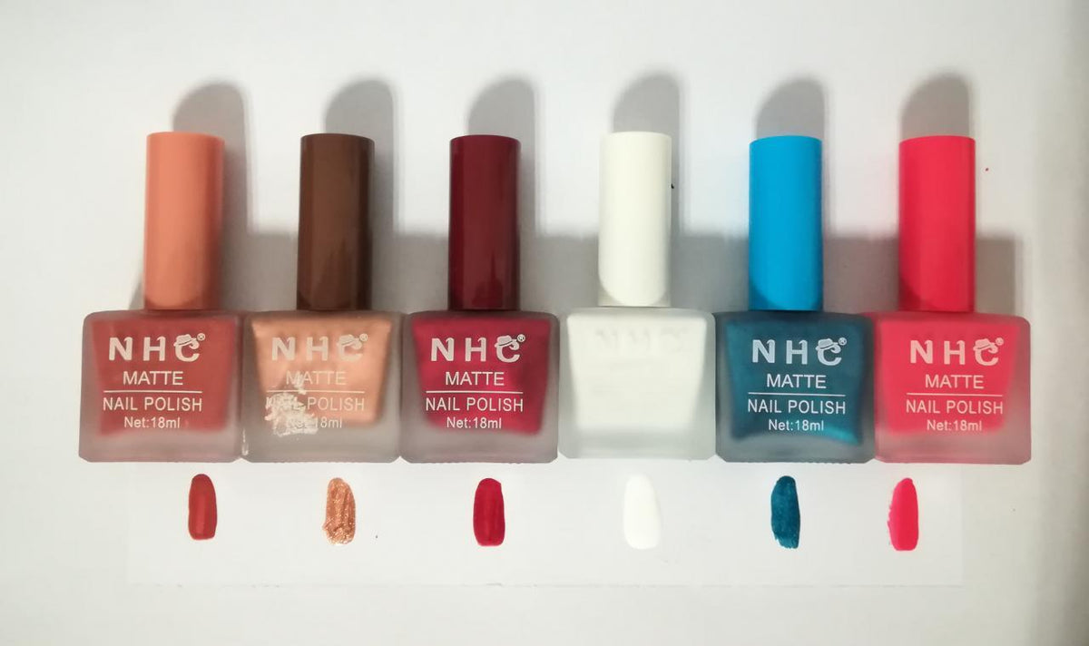 Amazing Matte Nail Paint ( Pack Of 6 )