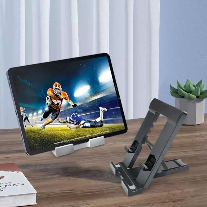Foldable Mobile Phone Desktop Stand With 6 Adjustable Levels Lazy Bracket