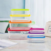 Set of 7 - Rainbow Plastic Containers - Multicolors
