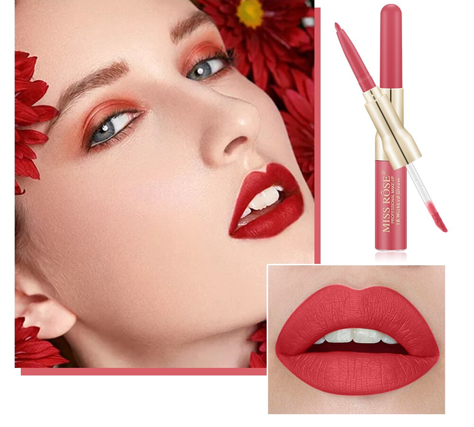 Miss Rose 2in1 Lipgloss + Lipliner