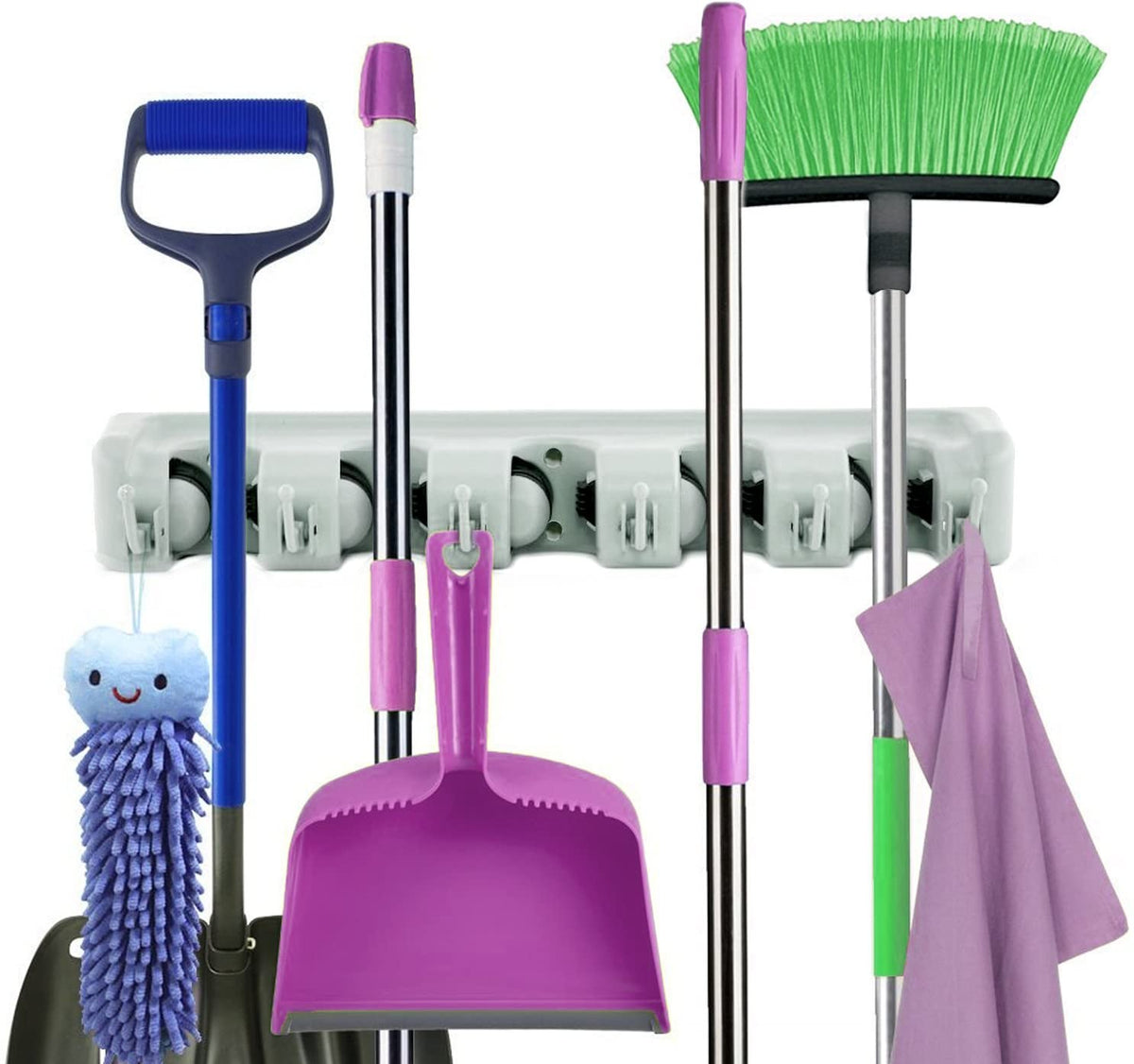 Mop I Brush I Broom Storage Rack