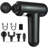 Deep Tissue Percussion Muscle Massage Gun, USB Rechargeable Handheld Electric Massager