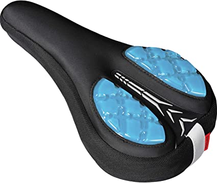 Gel Bike Seat Cover - Soft Silicone Cushion Comfortable Exercise Bicycle