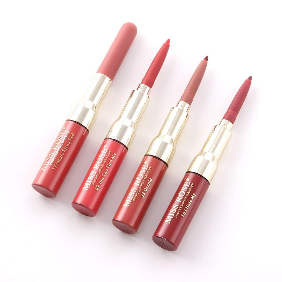 Miss Rose 2in1 Lipgloss + Lipliner