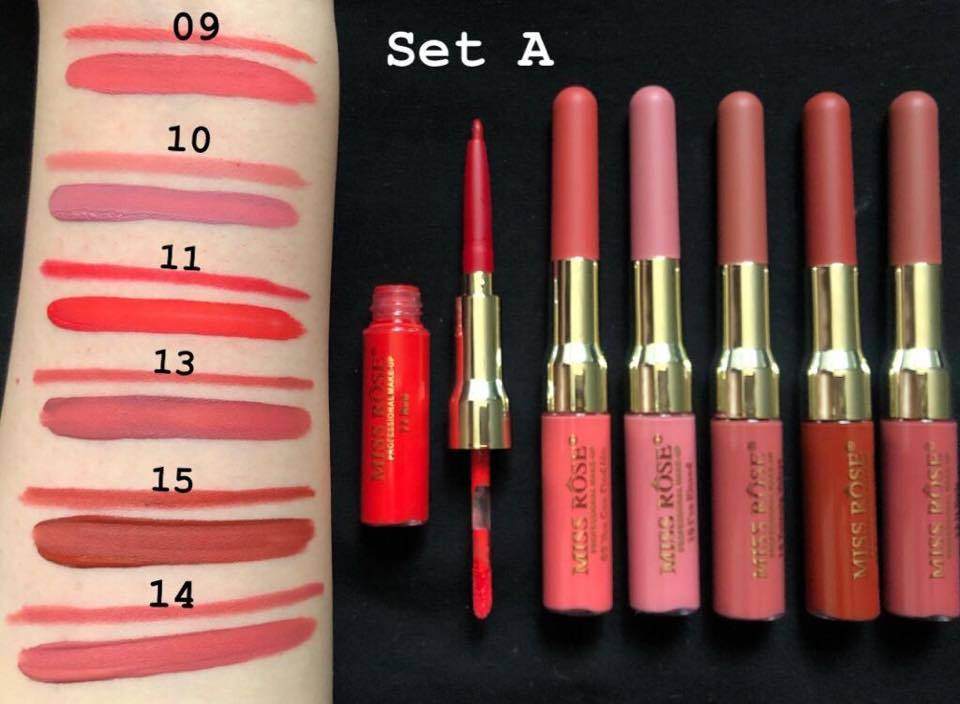 Miss Rose 2in1 Lipgloss + Lipliner