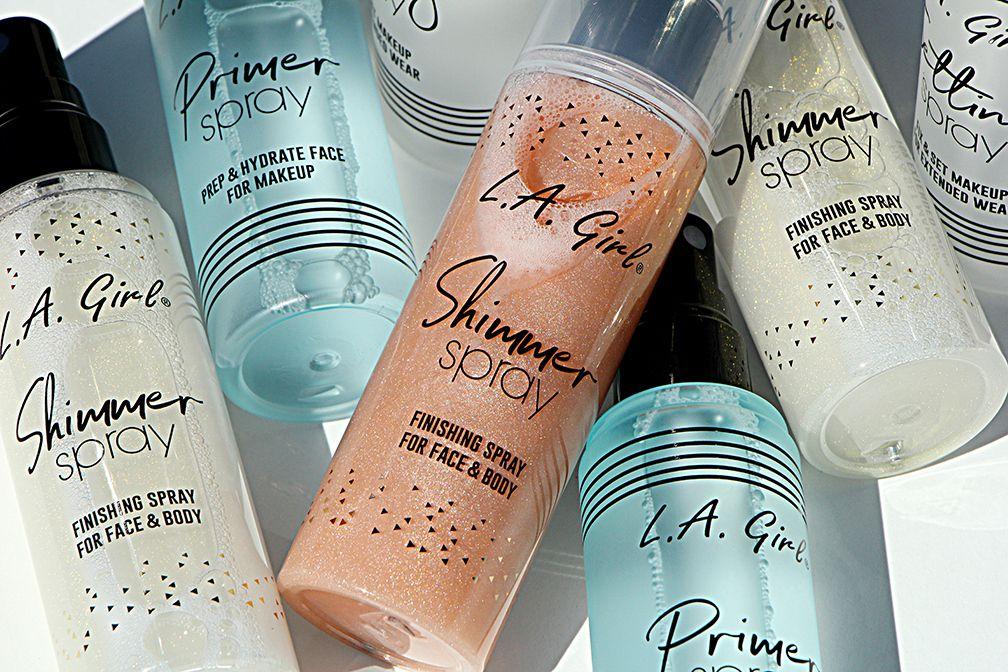 la girl shimmer spray