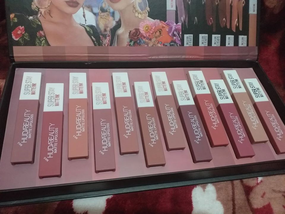 Huda superstay matte ink ( pack of 12 set )