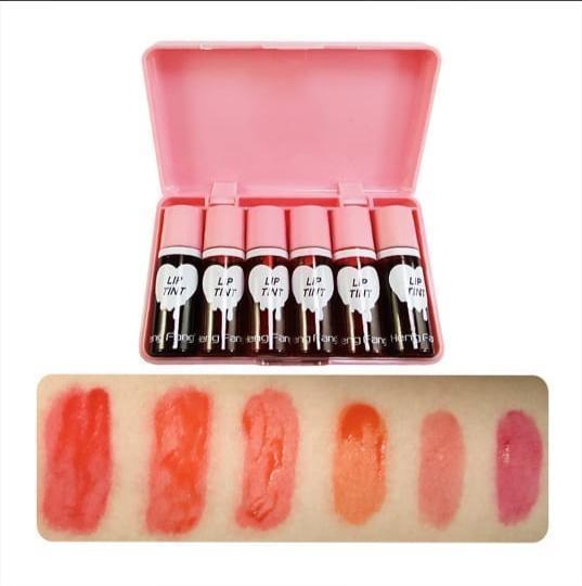 Heng feng lip tint pack of Six (06)
