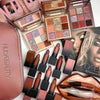 Palettes, lipsticks, and highlighters