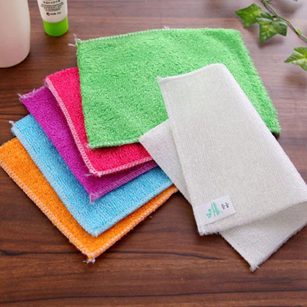 Pack of 4 - Microfiber Cleaning Clothes 12 x 12 Inch - Multicolor