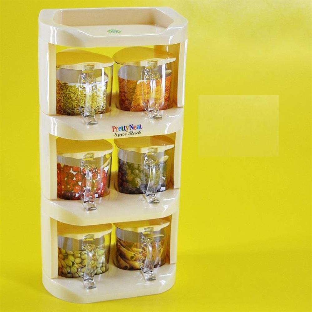 6 Pcs Spice Rack Tower