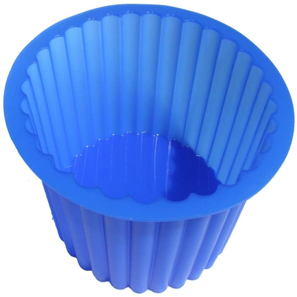 1 Pcs Giant Cupcake Pan Round Chocolate Cake Bread Bakeware Silicone Mold